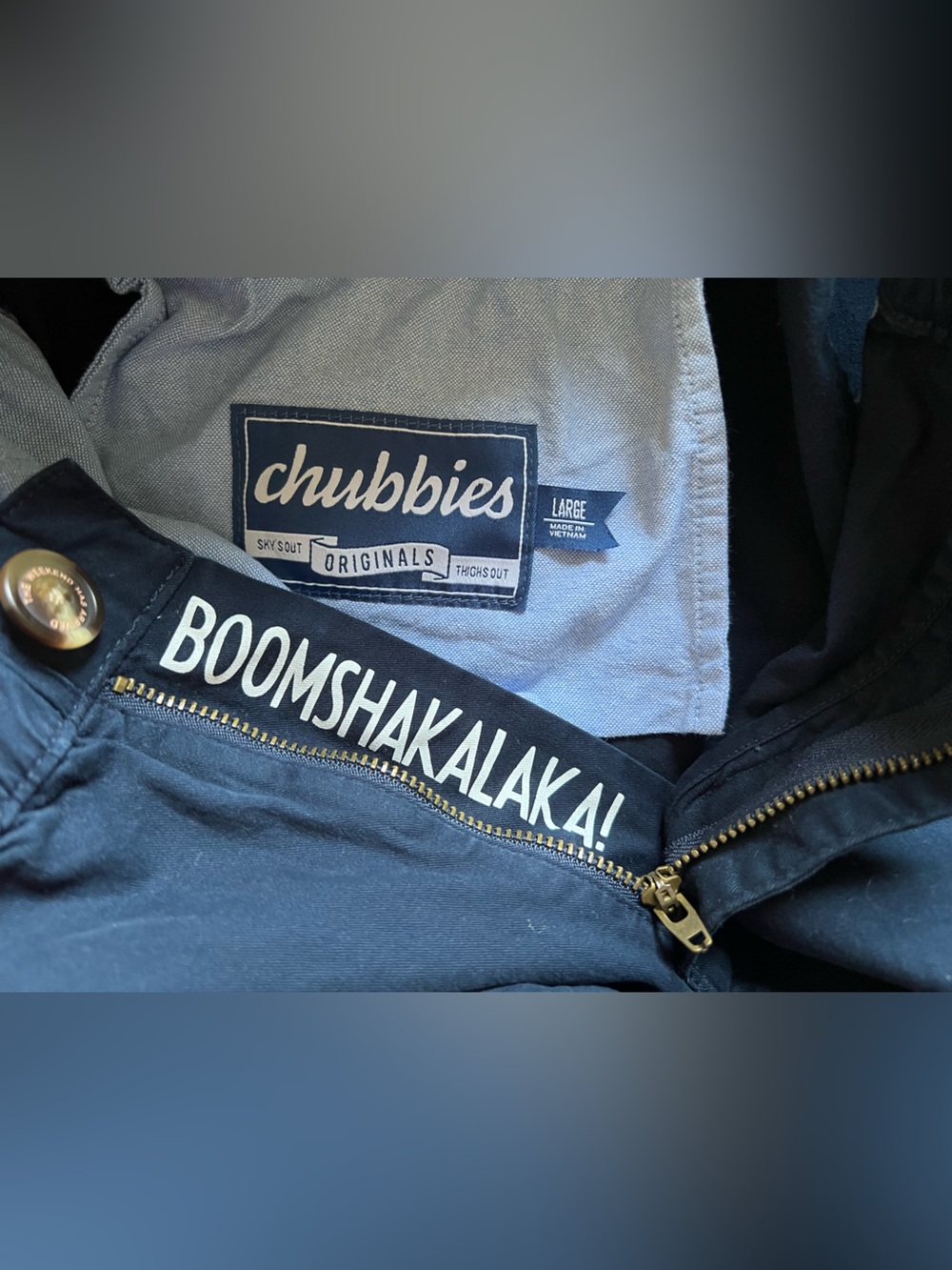 Chubbies Navy 5.5” Shorts Sz L - Picture 6 of 8